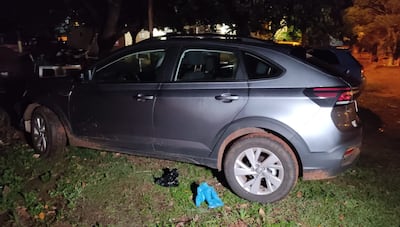 El automóvil incautado.