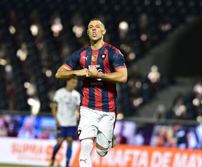 Churín marcó su último gol con la casaca de Cerro Porteño en la primera fecha del Clausura.