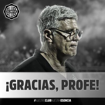 Olimpia confirmó la salida de Alvaro Gutiérrez