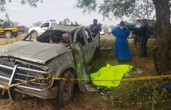 De las tres personas accidentadas, una falleció.