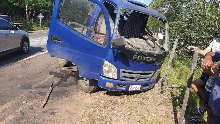 Siete personas resultaron heridas durante la colisión.