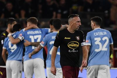 Franck Ribéry juega en el Salernitana.