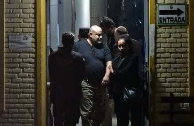 Paraguayo Cubas, detenido en la Agrupación Especializada.