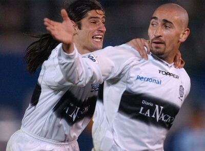 Dos que estuvieron en el último triunfo de Olimpia en Brasil por Liibertadores, Gastón Córdoba y Sergio Orteman.