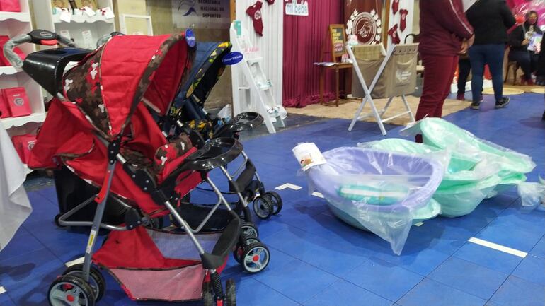 Todas las embarazadas participaron de sorteos