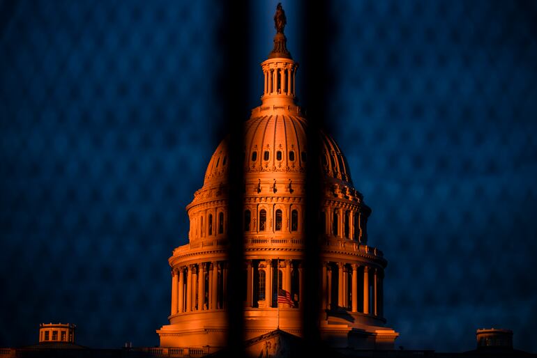 El Capitolio de Washington, sede del Congreso de los Estados Unidos.