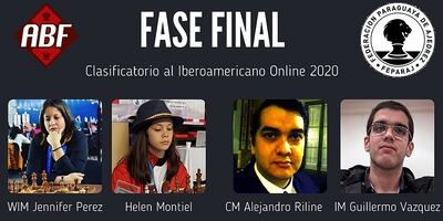 Finalistas del clasificatorio nacional para el I Iberoamericano Individual Absoluto y Femenino 2020.