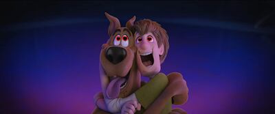 Scooby-Doo y Shaggy en "¡Scooby!", uno de los estrenos de esta semana.