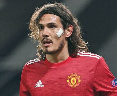 Edinison Cavani, 34 años, del Man. United.