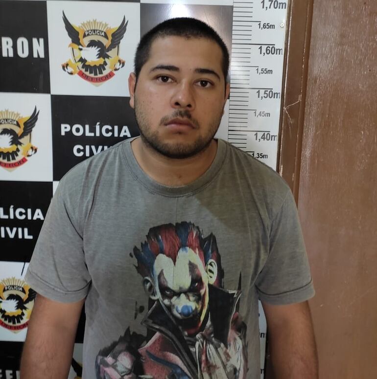 Delio Martínez (22), contaba con orden de captura por homicidio y feminicidio en Paraguay.