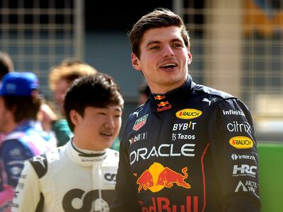 Max Verstappen, durante los test de pretemporada en el circuito de Sakhir, Bahréin.