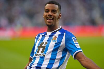 Alex Isak, jugador de la Real Sociedad.