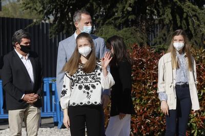 La princesa Leonor mostro su apoyo a Ucrania luciendo una prenda con los bordados típicos de ese país.