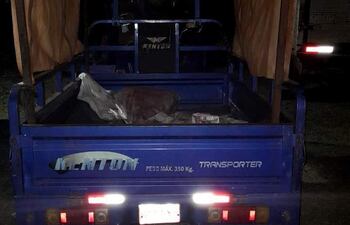 El motocarro fue incautado y trasladado a la comisaría local por los agentes policiales.