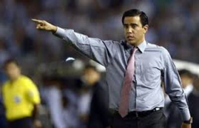 César Farías, técnico de la selección de Bolivia.