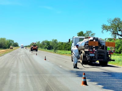 El lote 7 de la Ruta Transchaco está avanzado en un 85% agilizando el tráfico en una de las únicas vías de acceso y salida del Chaco.