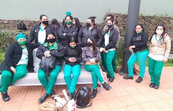 Los empleados de la empresa Ambiental del Este S.A. iniciaron la huelga ante la falta de pago de salarios.