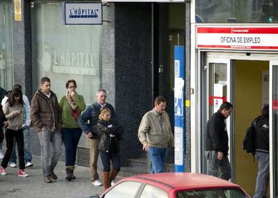 Oficina de Empleo en España (archivo).