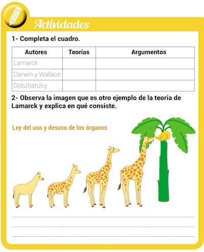 Teorías de la evolución biológica
