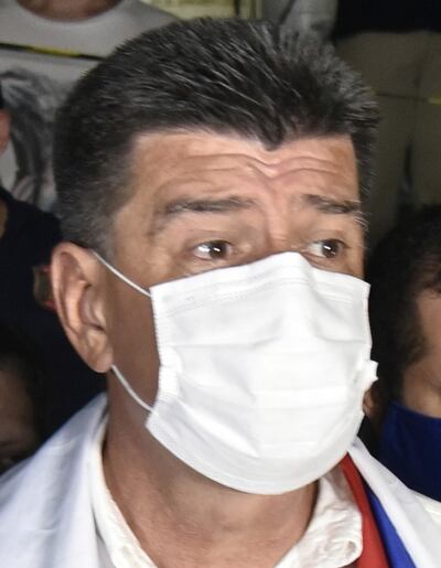 Efraín Alegre, presidente del Partido Liberal Radical Auténtico, procesado por supuesto uso de facturas fraguadas.