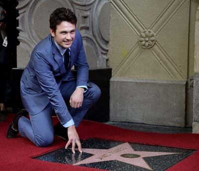 El actor estadounidense James Franco.