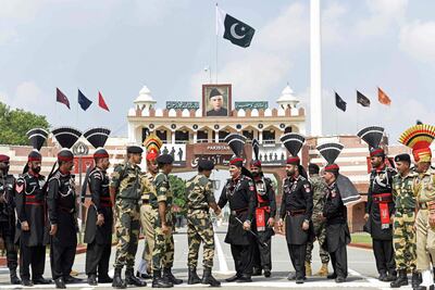 Una fotografía tomada durante un evento por la ceremonia por los 75 años de Pakistán.