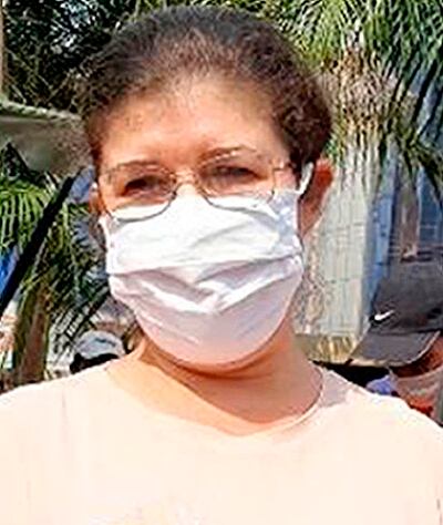 Maricel Barrios, dueña de un local gastronómico de la zona céntrica.