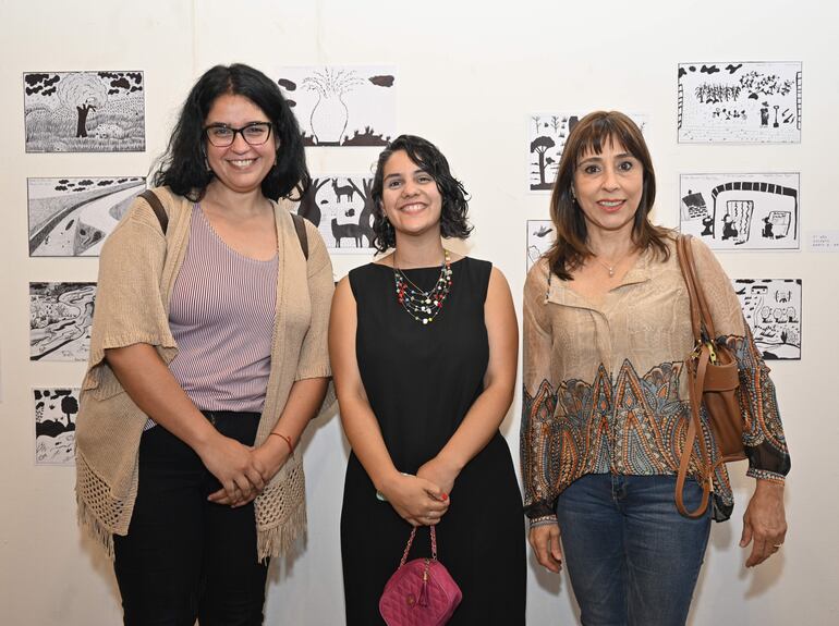 Zulma Masi, Alejandra Netto y Rocío Galiano.

