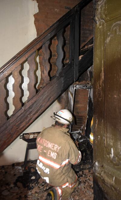 Lugar donde presuntamente se inició el incendio de la Catedral Metropolitina de Asuncion.