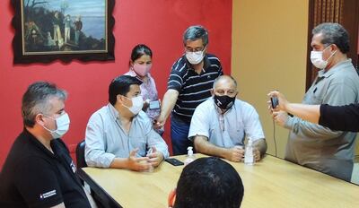 Las autoridades de Pilar preocupados por los casos de Covid-19.
