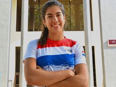 La remera de la Élite Deportiva Paraguay Nicole Martínez