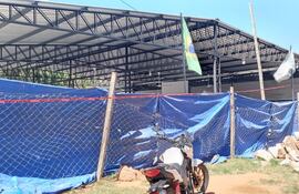 Los encuentros se desarrollaban principalmente en este tinglado.