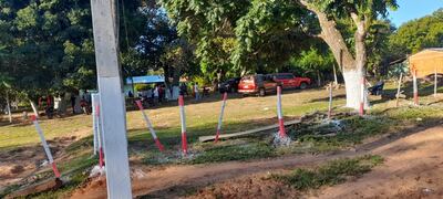 La vivienda donde el diputado Tomás Ever Rivas(FR), habría realizado disparos al aire con arma de fuego