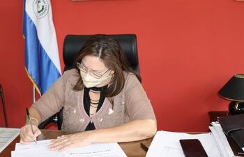 Gail González Yaluff, titular del Indert.