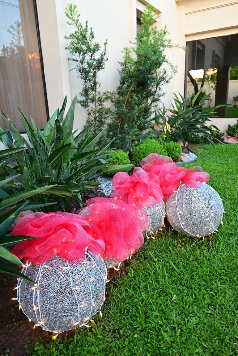 Aproveche también el exterior para decorar.