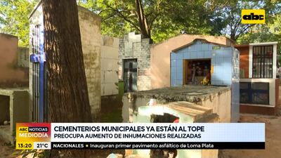 En el Cementerio del Sur, las inhumaciones diarias, que eran de 60 o 70, aumentaron en un 100%.