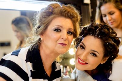 Mónica y su mamá, Olinda López, la mujer que le dio la vida y no le ha soltado la mano nunca.