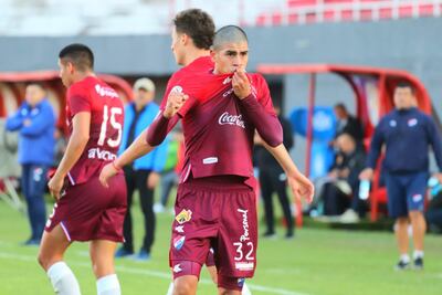 El juvenil Francisco Morel, autor del gol de la victoria de Nacional.
