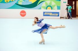 Erika Alarcón consiguió la mejor posición hasta la fecha con el octavo lugar en el Mundial de Patinaje “Asunción 2021”