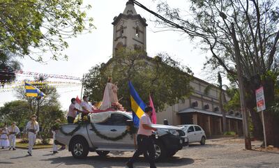 El programa de actividades en honor de la Virgen del Rosario comenzó el 26 de setiembre con la típica Bandera Jere.