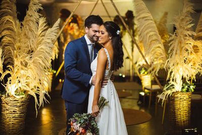 Se casaron Martín de los Ríos y Ayesa Zanotti Cavazzoni.