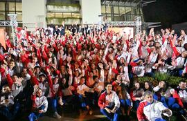 Delegación paraguaya para Odesur 2022.