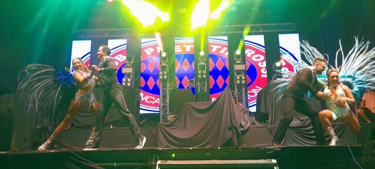 Encarnación mostró su mejor versión en la segunda noche del carnaval.