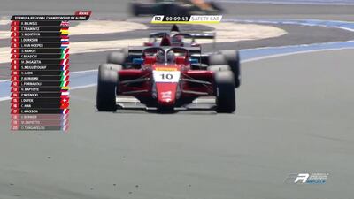Duerksen en una parte del circuito de Paul Ricard