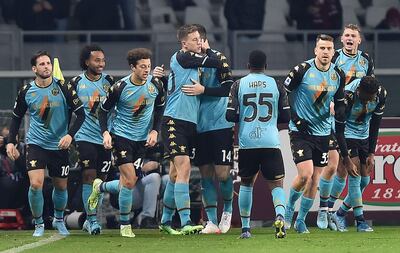 Venecia derrotó al Torino de Tony Sanabria