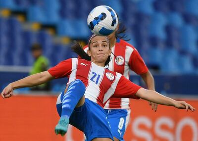 María Martínez se destaca en la zona defensiva de la Albirroja, que hoy enfrenta a Bolivia.