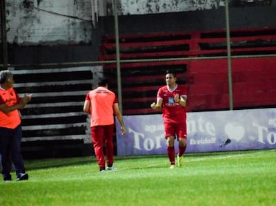 Digno González anotó el gol del triunfo de 3 de Febrero ante San Lorenzo