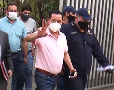 Miguel Cuevas, en ocasión de abandonar la agrupación Especializada, el 25 de setiembre.