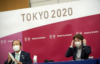 press conference after Tokyo 2020 Five-party Meeting