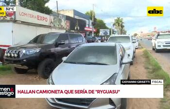 Incautaron camioneta de Ryguasu